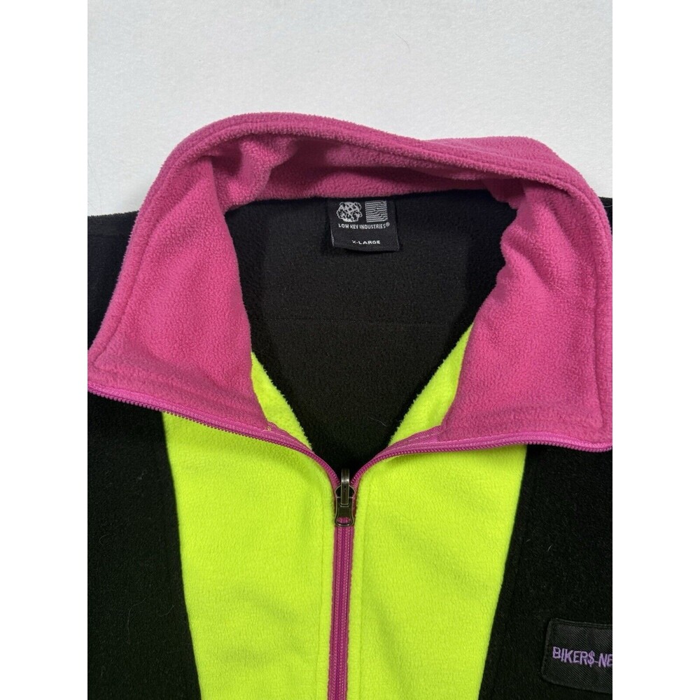 Lowkey Low Key Industries Long Sleeve Fleece Neon Men’s Sz XL - Picture 3 of 5